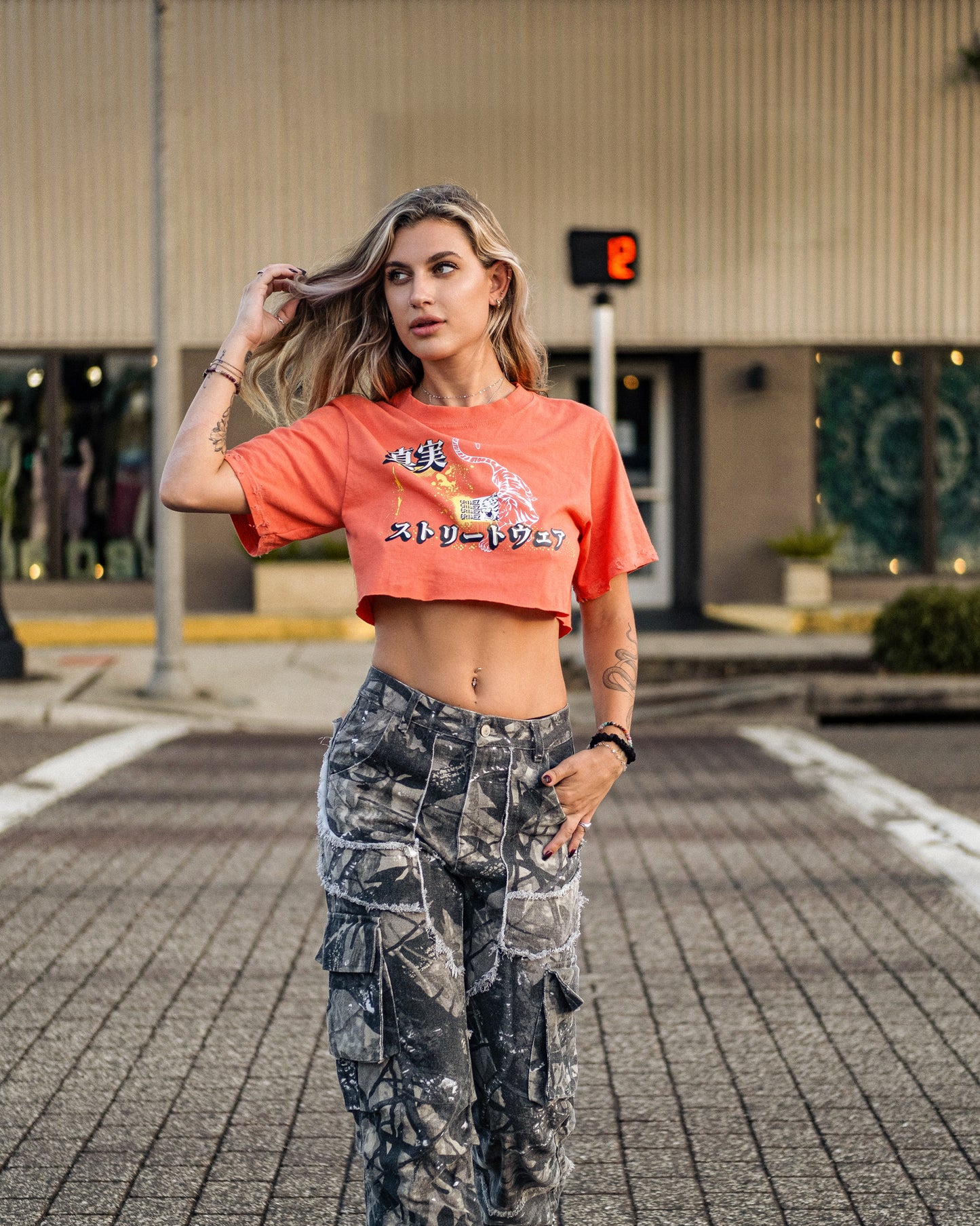 Roar Rebellion Crop Top